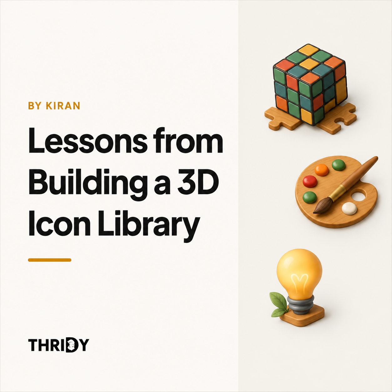 Lessons from Building a 3D Icon Library