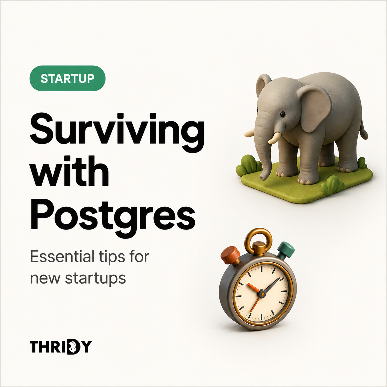 Surviving with Postgres: Essential Tips for New Startups