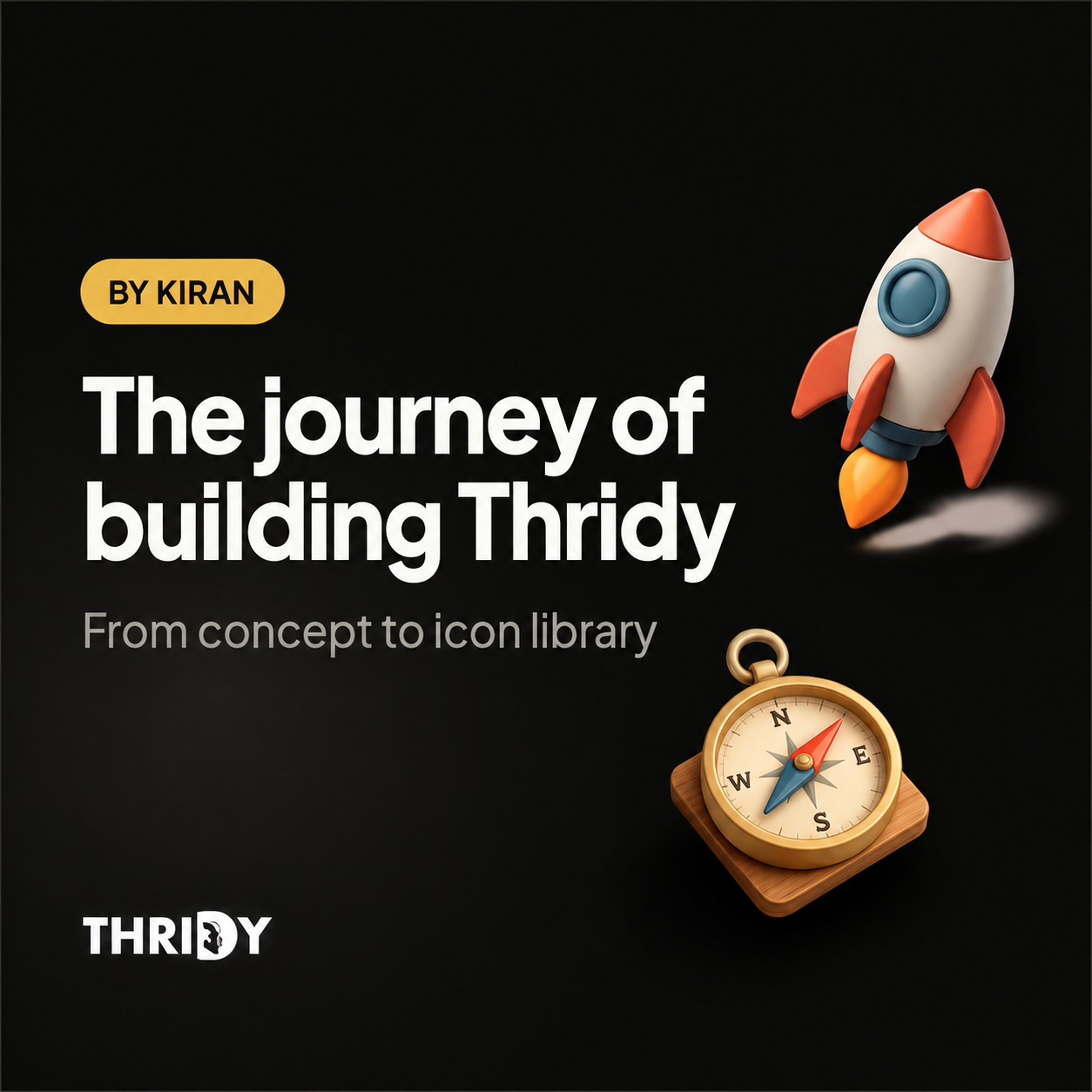The Journey of Building Thridy: From Concept to Icon Library