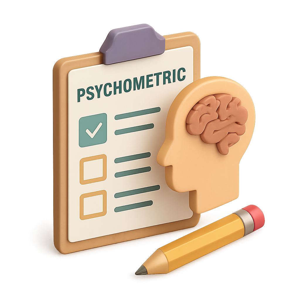 Psychometric 3D icon