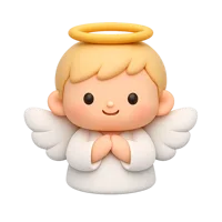 Baby Angel 3D icon