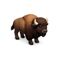 Bison 3D icon