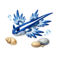 Blue Dragon Sea Slug 3D icon