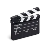 Clapperboard 3D icon