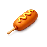 Corn Dog 3D icon