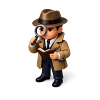 Detective 3D icon
