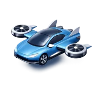Flying Car 3D icon