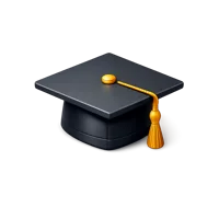 Graduation Cap 3D icon