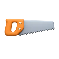 Hand Saw 3D icon