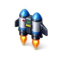 Jetpack 3D icon