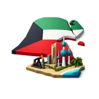 Kuwait 3D icon