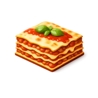 Lasagna 3D icon