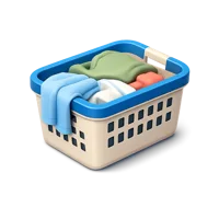Laundry Basket 3D icon