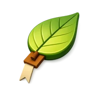 Leaf Bookmark 3D icon