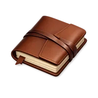 Leather Journal 3D icon