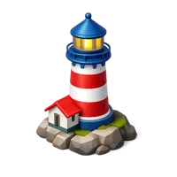 Lighthouse 3D icon