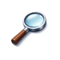Magnifying Glass 3D icon