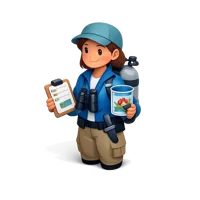 Marine Biologist 3D icon