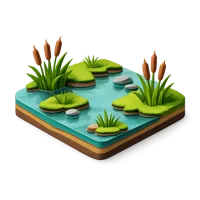 Marsh 3D icon