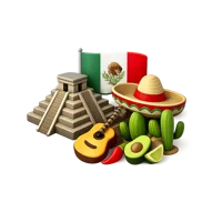 Mexico 3D icon