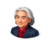 Michio Kaku 3D icon