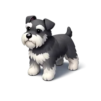 Miniature Schnauzer 3D icon