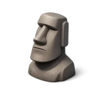 Moai 3D icon