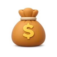 Money Bag 3D icon