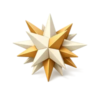 Moravian Star 3D icon