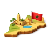 Morocco 3D icon