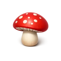 Mushroom 3D icon