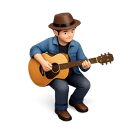 Musician 3D icon