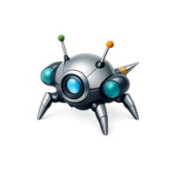 Nanobot 3D icon