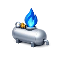 Natural Gas 3D icon