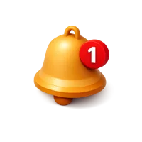 Notification 3D icon