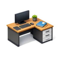 Office Desk 3D icon