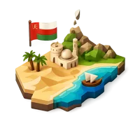 Oman 3D icon