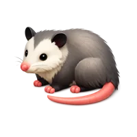 Opossum 3D icon