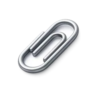 Paperclip 3D icon