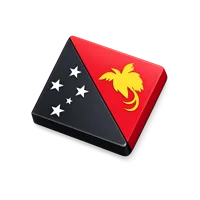 Papua New Guinea Flag 3D icon