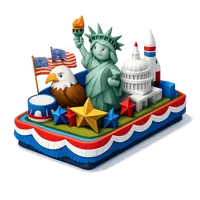 Parade Float 3D icon