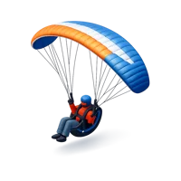 Paraglider 3D icon