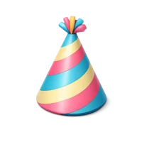 Party Hat 3D icon