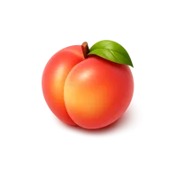 Peach 3D icon