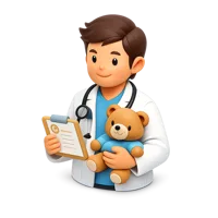 Pediatrician 3D icon