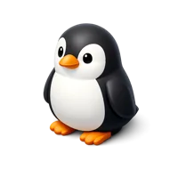 Penguin 3D icon