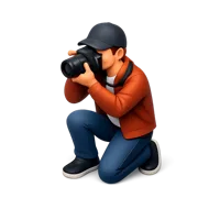 Photographer 3D icon
