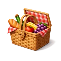 Picnic Basket 3D icon
