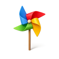 Pinwheel 3D icon