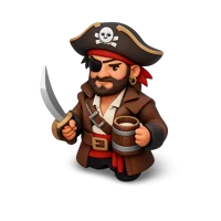 Pirate 3D icon